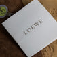 "LOEWE"  160th Anniversary Item outer pocket detail badge design shoulder bag