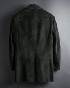 -SPECIAL- "GUCCI" 90’s Tom ford design suede tailored jacket