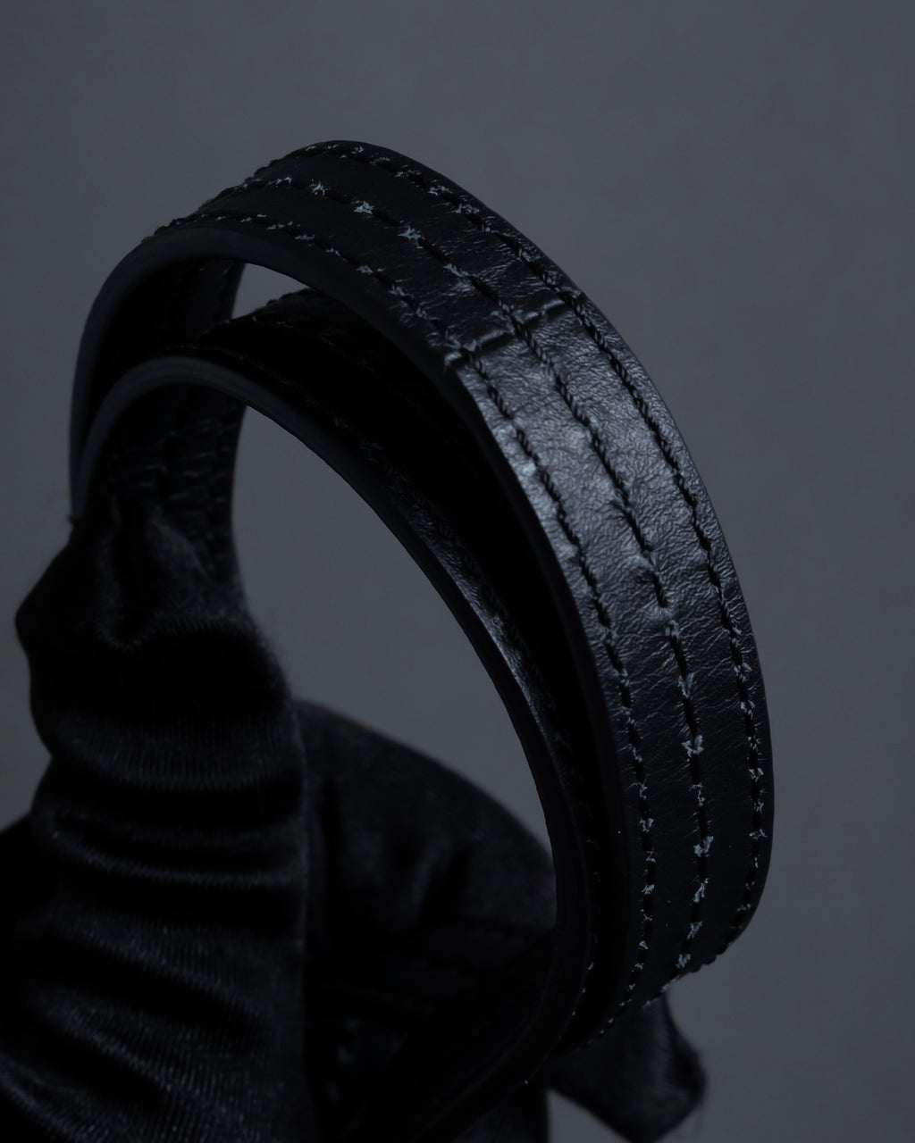 "Chloe" Georgia double flap design leather bag