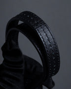 "Chloe" Georgia double flap design leather bag