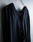 “N°21” Lace up designed no sleeves one piece