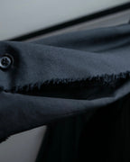 "B Yohji Yamamoto" Inside-out design super long shirt coat