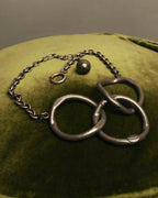 -SPECIAL- “Jean Paul Gaultier” 90’s-00’s sculptural metal ring necklace