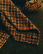 -SPECIAL- “HERMÈS” 70’s-90’s Glen plaid cashmere tie