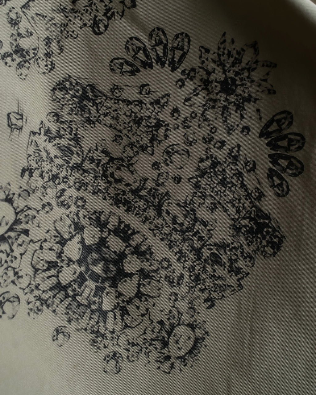 "RED VALENTINO" Baroque print sleeveless dress