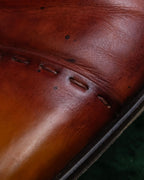 "Santoni" Gradient color leather derby shoes"