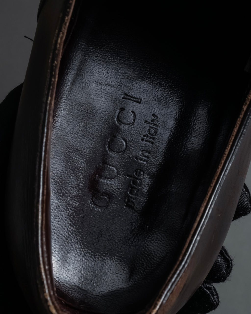 "GUCCI" Classical oxford leather shoes