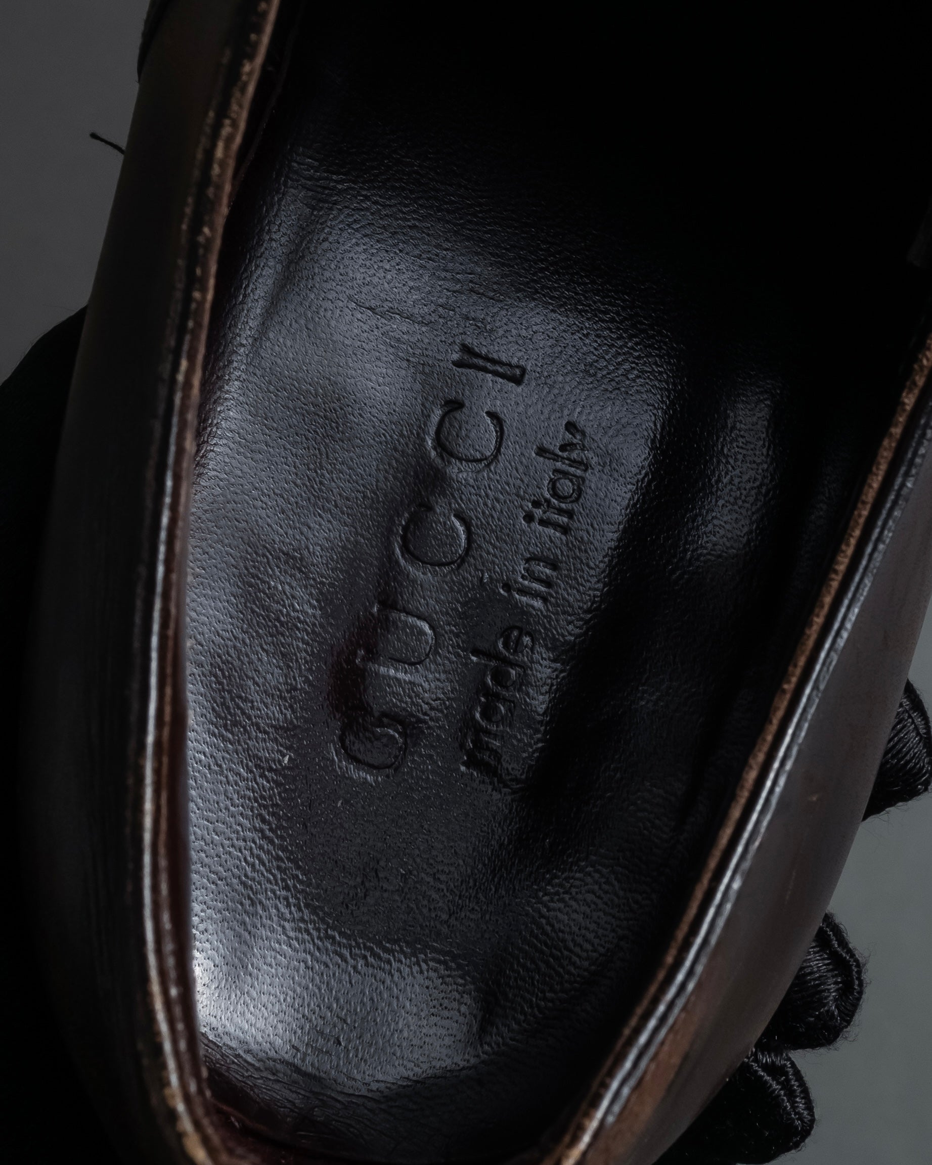 "GUCCI" Classical oxford leather shoes