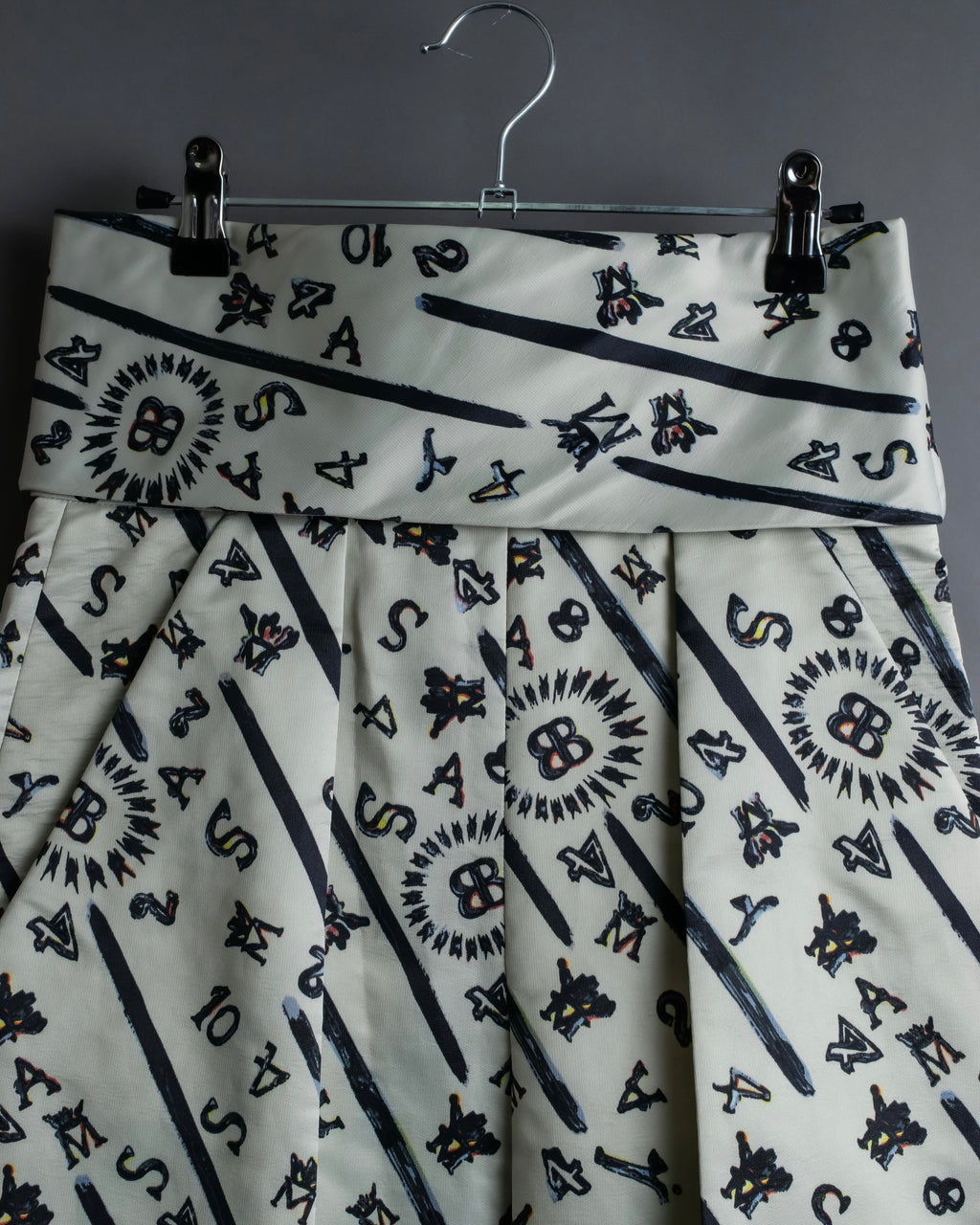 “BALENCIAGA” Number pattern designed shorts