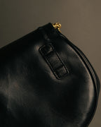 “Salvatore Ferragamo” 90’s Vara ribbon half moon chain bag