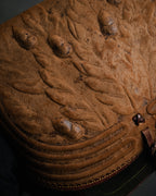 –SPECIAL– “LOEWE” 70’s-80’s Caza Cordobán embossed shoulder bag