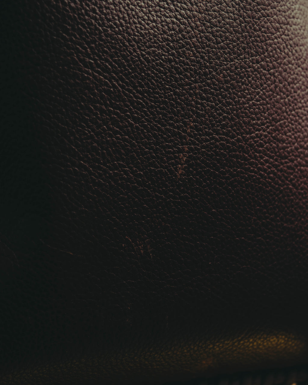 “YVES SAINT LAURENT“ 90’s-00’s Leather drawstring shoulder bag