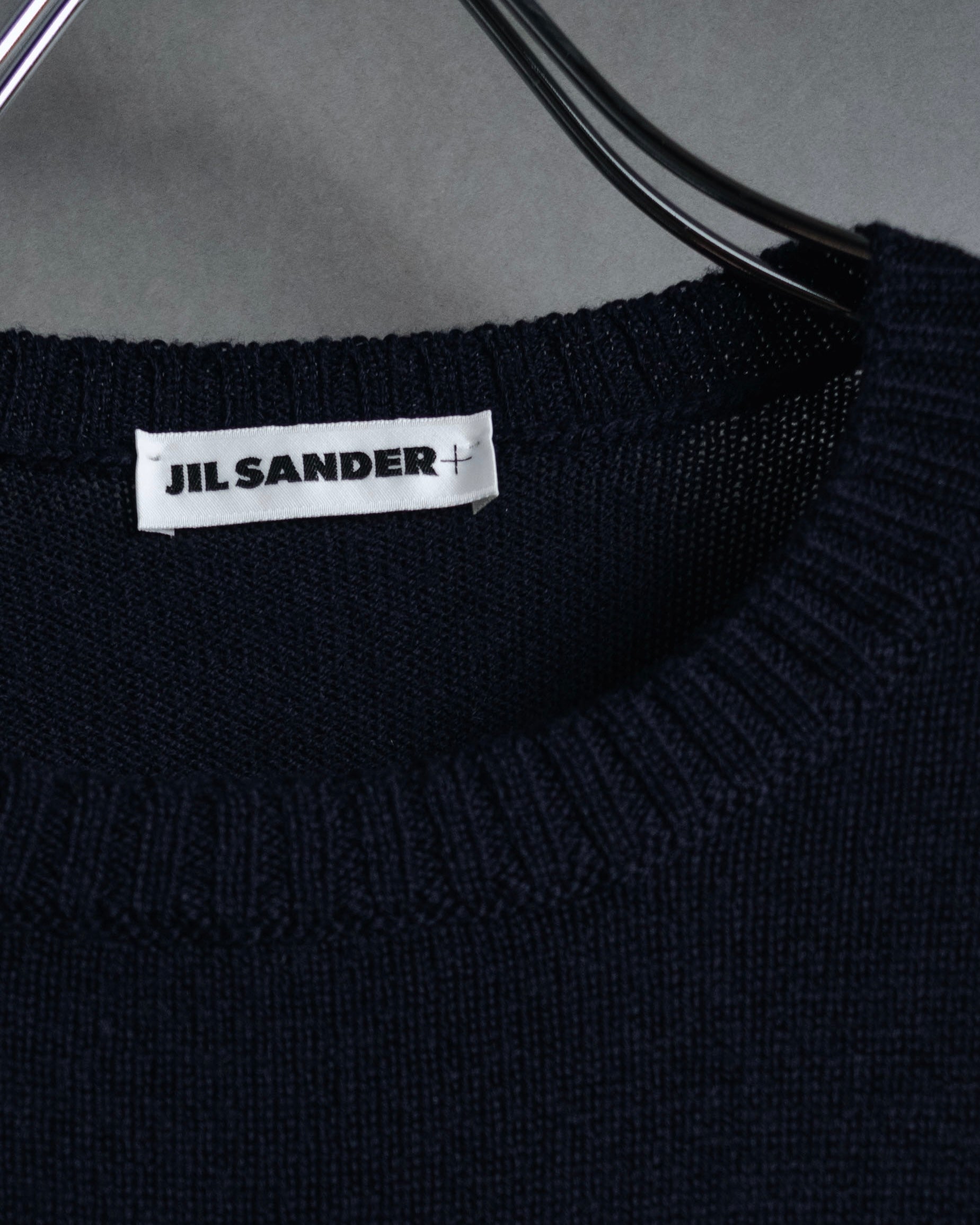 "JIL SANDER" 2019 Refined new minimal wool crewneck knit