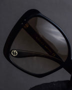 "GUCCI" Butterfly frame oversized shaped sunglasses