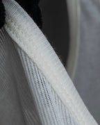 "MAISON MARGIELA" Stitch design net sheer tank top