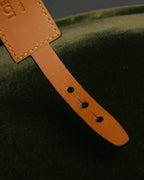 “LOEWE” 2010’s-2020’s industrial leather cuff bracelet