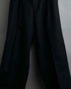 "YVES SAINT LAURENT" 00's shadow stripe pattern beautiful tailoring set up