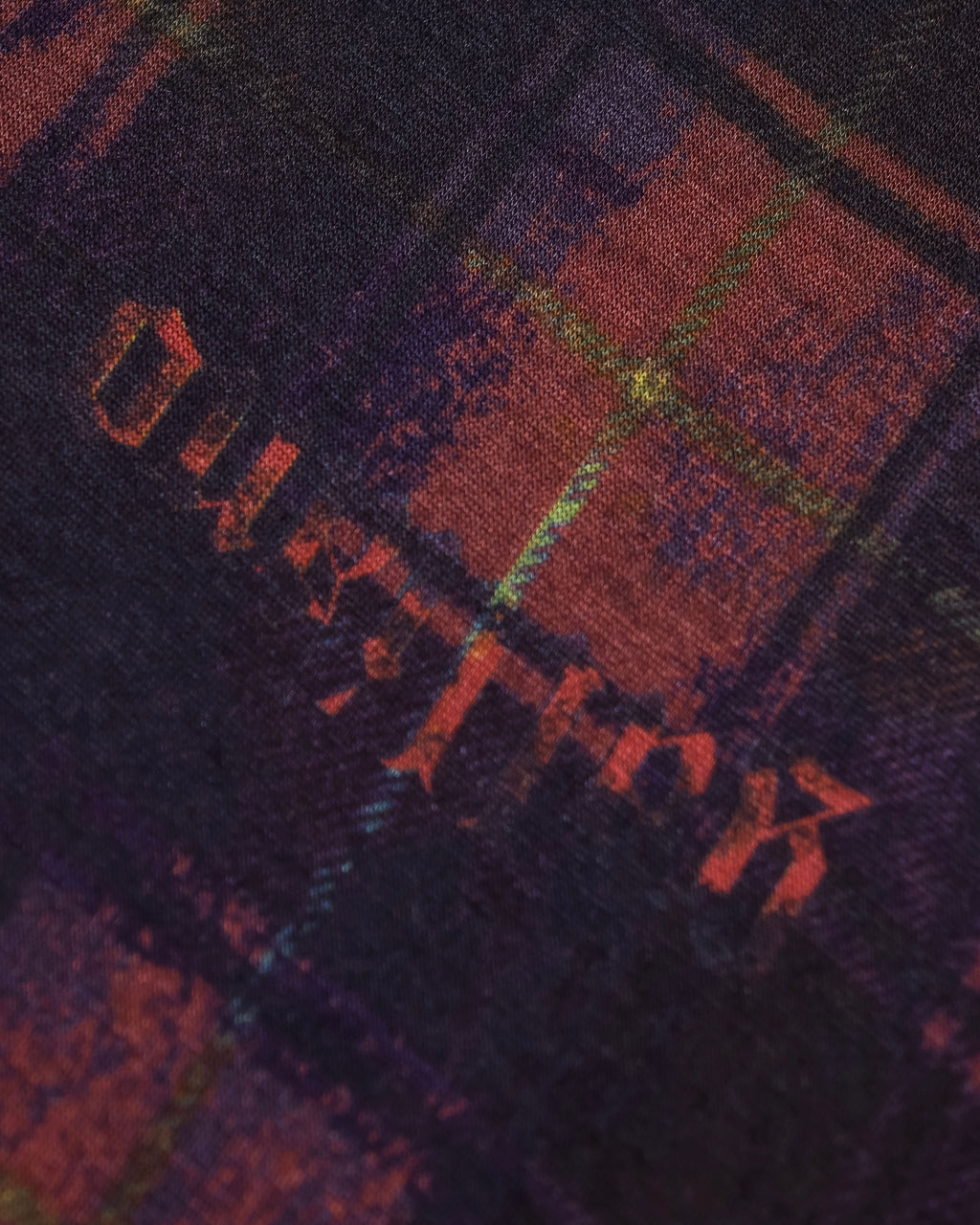 "John Galliano" Layered oriental check pattern pullover