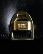 -MOOD Christmas Collection-
"CELINE" 70's Curved organic silhouette bamboo leather hand bag