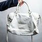 "BALENCIAGA" Ivory color city series hand bag