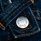 “D&G” Logo embroidery short denim jacket