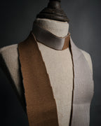 “HERMES” 10’s-20’s Bicolor silk knit tie