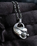 "GEORG JENSEN" Lily of the valley motif earrings