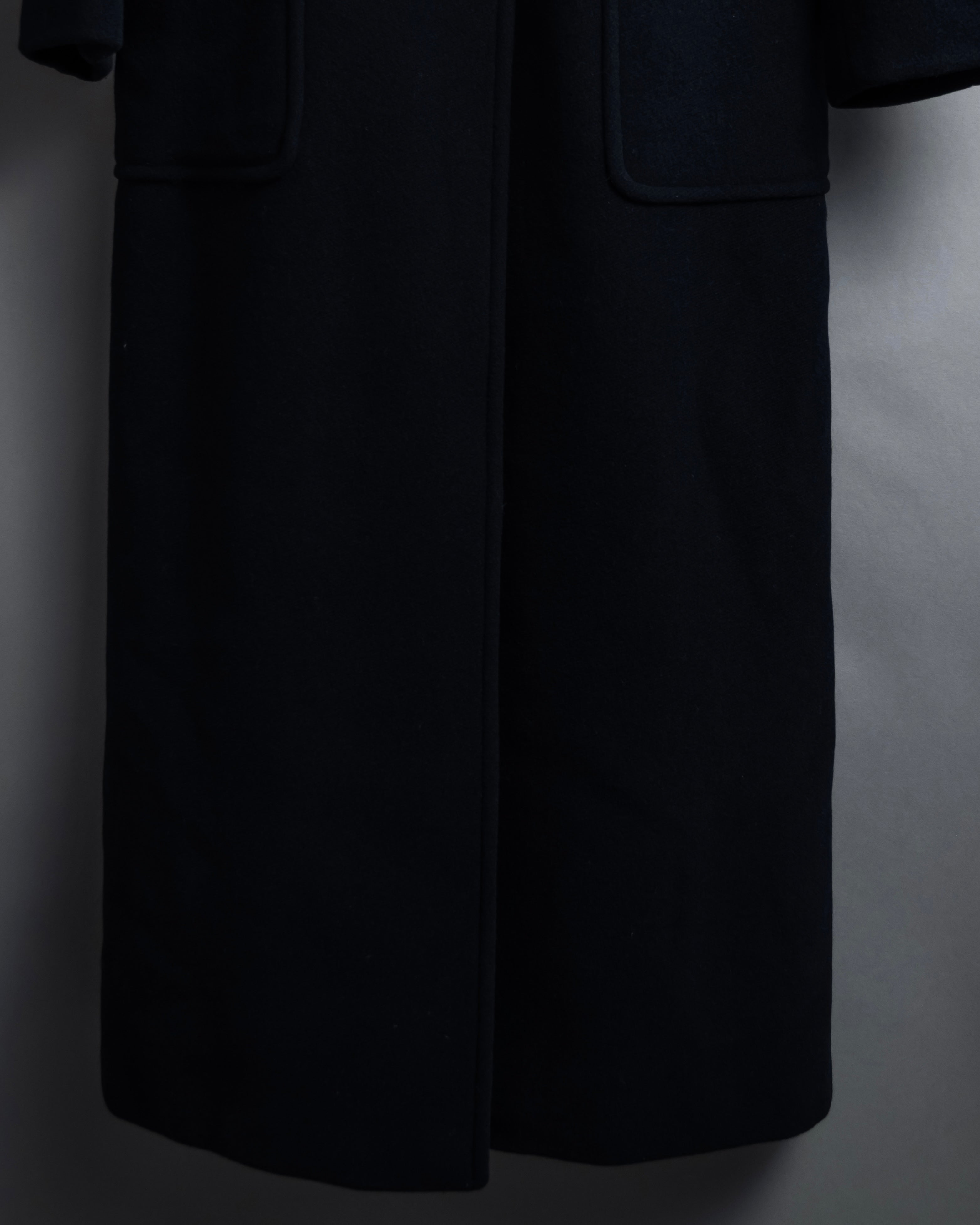 "MAX&Co." Straight fitting super maxi-length chester coat