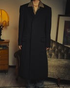 –SPECIAL– “GUCCI” 90’s Tom Ford era concealed-front wool long chester coat