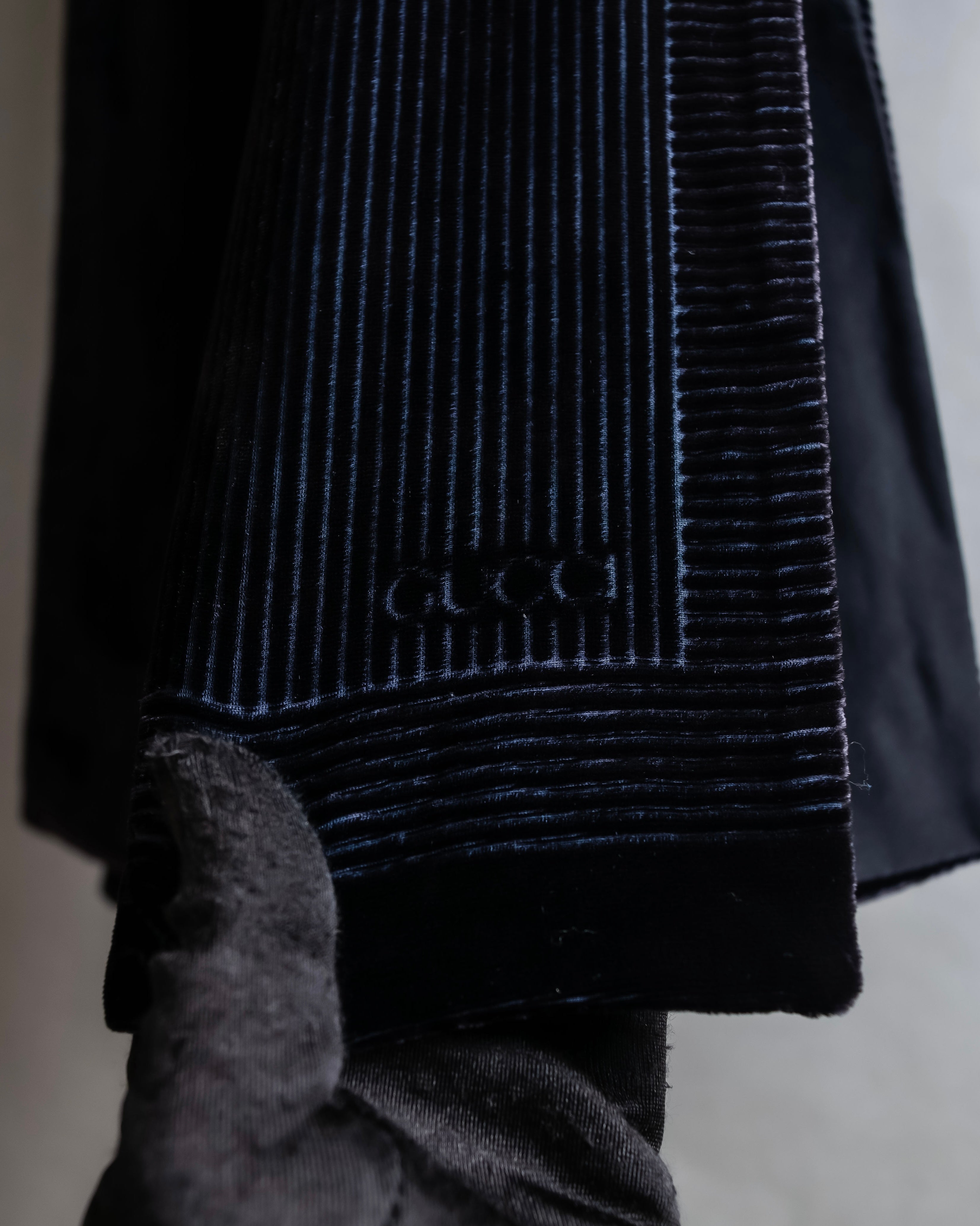 "GUCCI" Shaded pile silk blend long stole