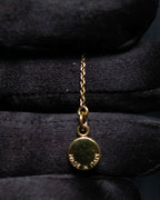 “Chloé” jewelry attached double ring necklace