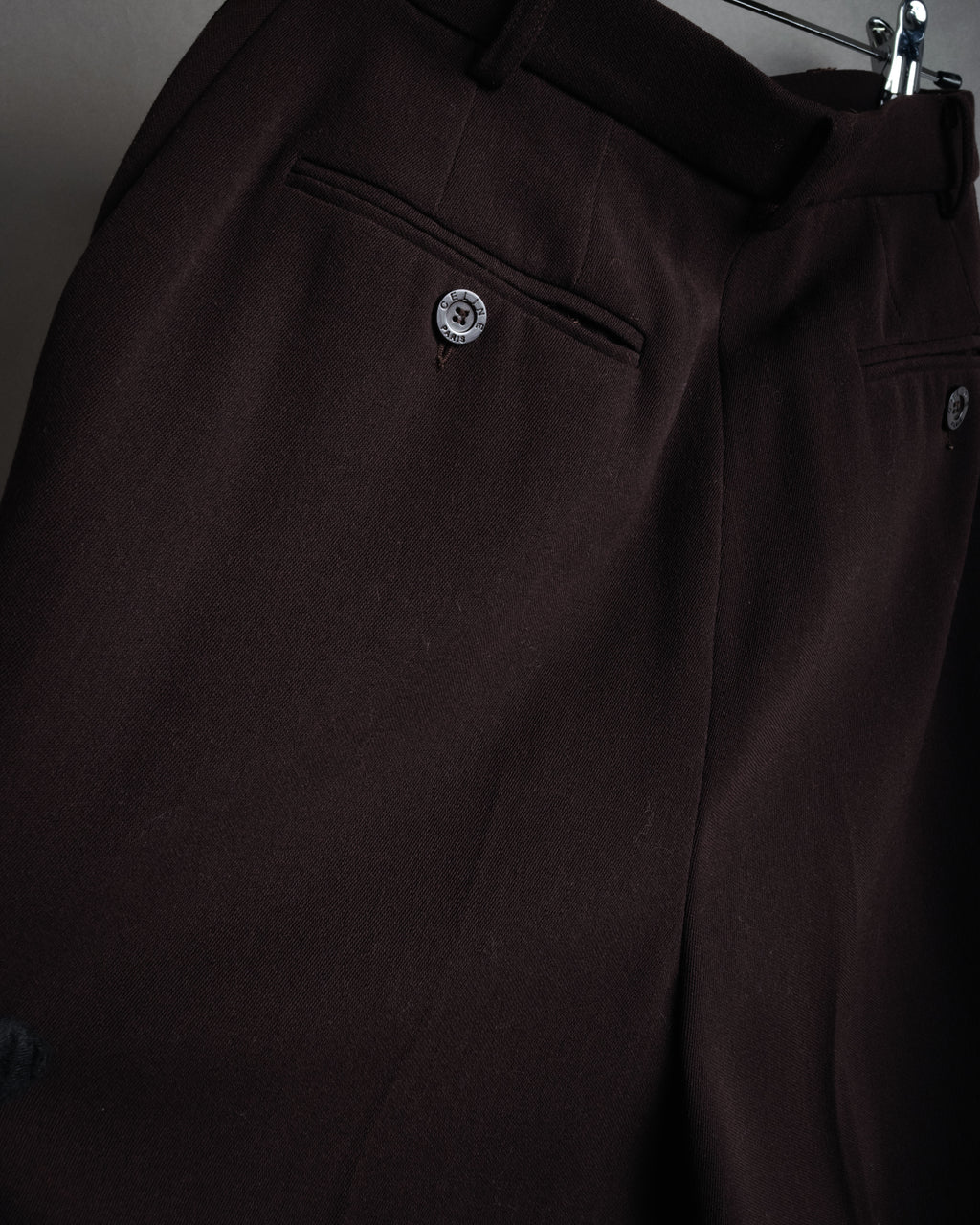 “CELINE” 1997-2003 Wide tapered wool trousers