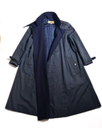 Chloe/ Beautiful A-Line Silhouette Trench Coat Navy