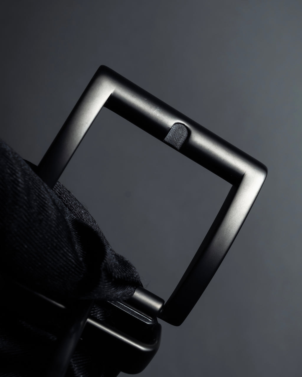 "PRADA" Black x blue reversible design belt