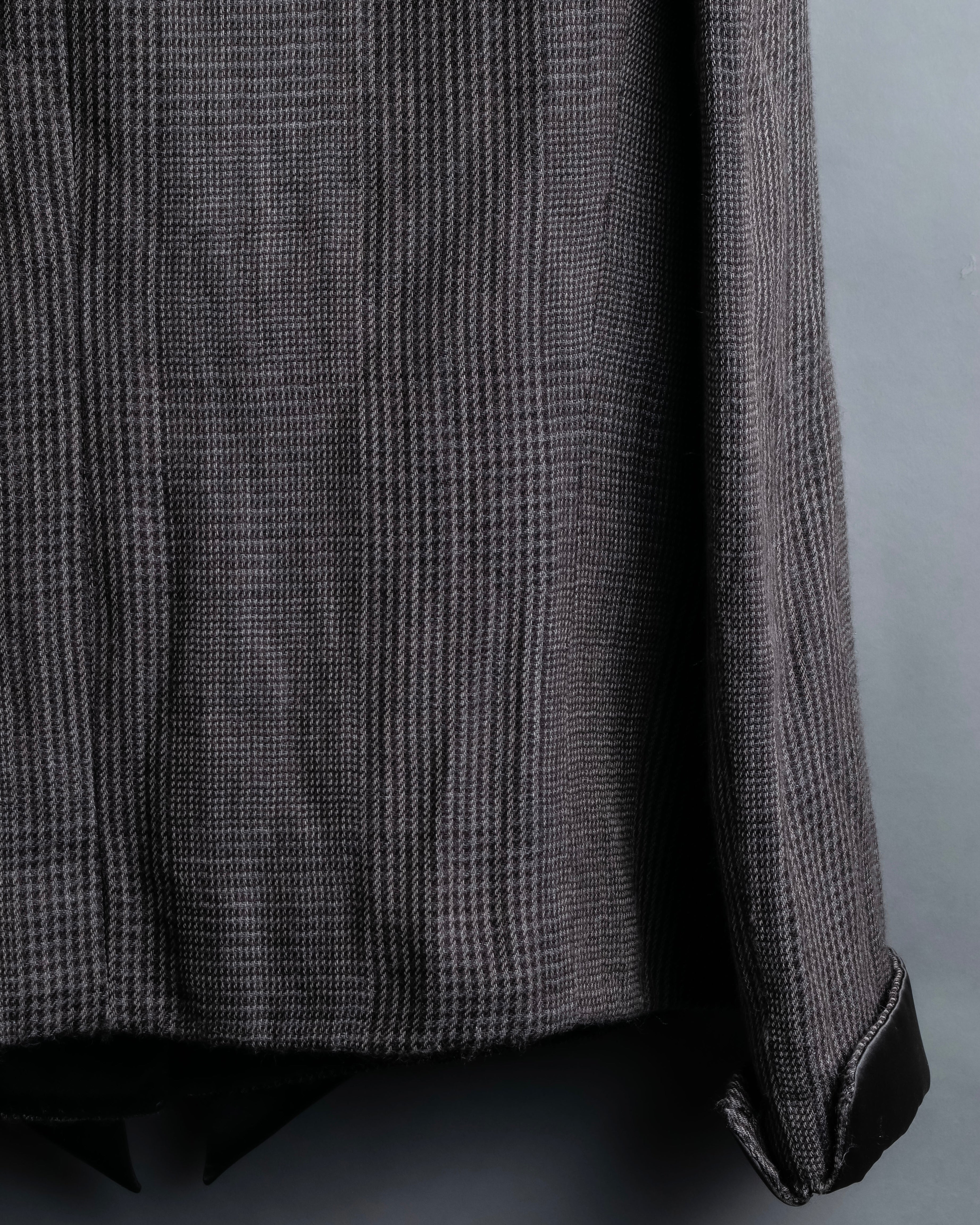 "GIORGIO ARMANI" Drawstring tailored jacket