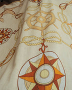 “GUCCI” 70’s-80’s nautical motif sheer scarf
