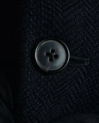 "HERMES" 90’s cashmere blend heritage vip limited tailored jacket