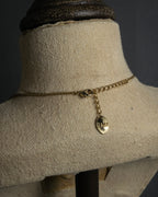 "Vintage organic ring necklace"