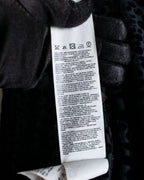 "EMPORIO ARMANI" Velvet dot beautiful pleated dress