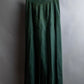 "PRADA" 100% silk pleated flared maxi skirt