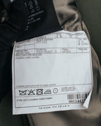 "PRADA" 2012AW Wool-mohair tailored jacket with contrast collar detail