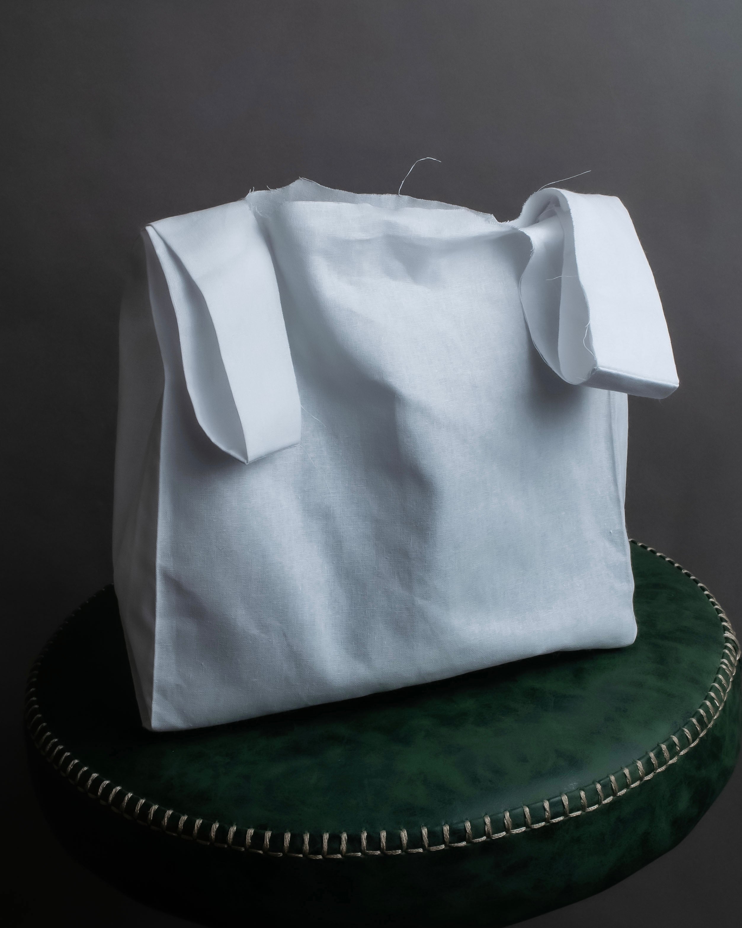 "MAISON MARGIELA" Grained leather chain wallet bag