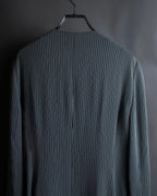 "Christian Dior" Pinstripe collarless jacket