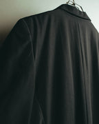 “COMME des GARCONS” 90’s black tailored long coat