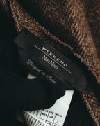 “WEEKEND MaxMara” 2010’s herringbone jersey single-button tailored jacket