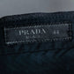 "PRADA" Wool cotton mix navy blue slacks