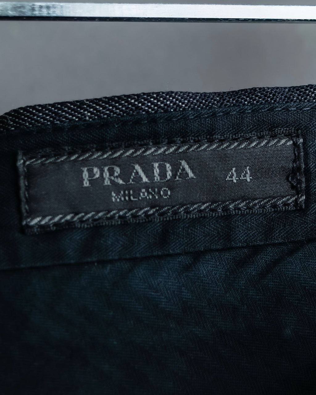 "PRADA" Wool cotton mix navy blue slacks