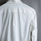 "BALENCIAGA" Gathered design box cut white shirt