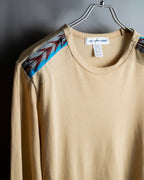 "COMME des GARCONS Shirt" Zip separate fabric detail long cut sew