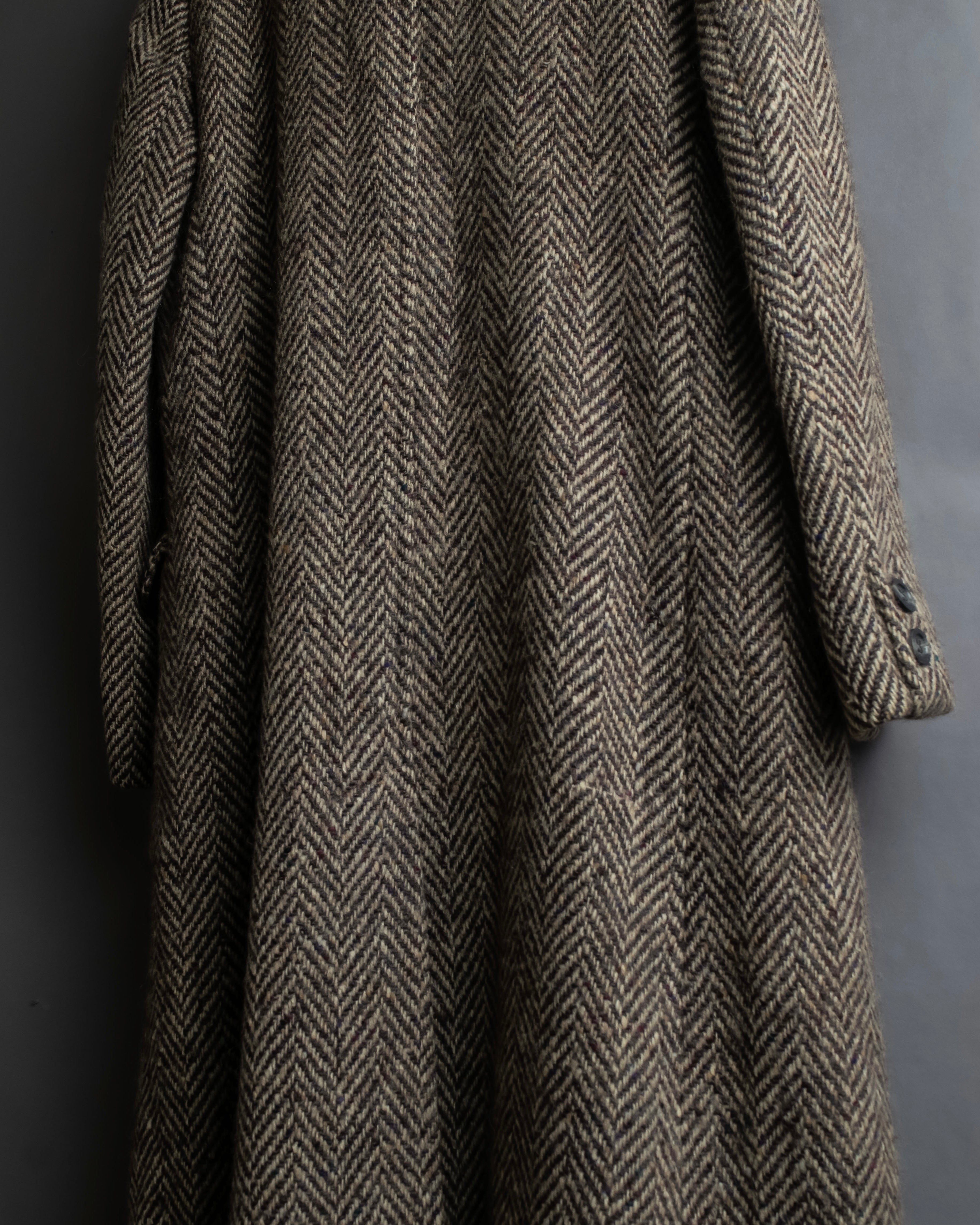 Vintage irish tweed long coat